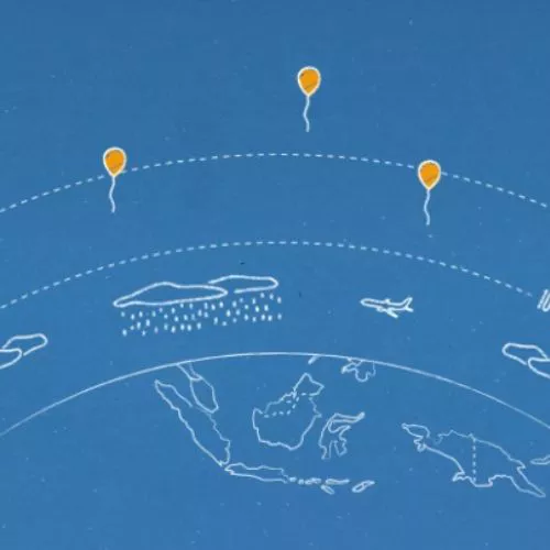 I palloni aerostatici di Project Loon coprono aree più vaste