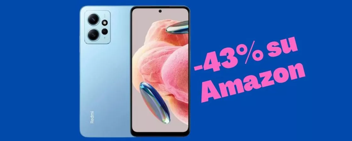 OGGI SU AMAZON Xiaomi Redmi Note 12 SCONTATO del 43%