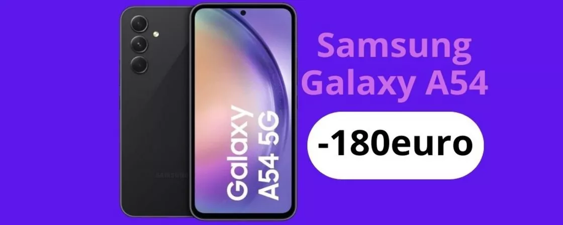 Samsung Galaxy A54: su eBay RISPARMI 180 euro