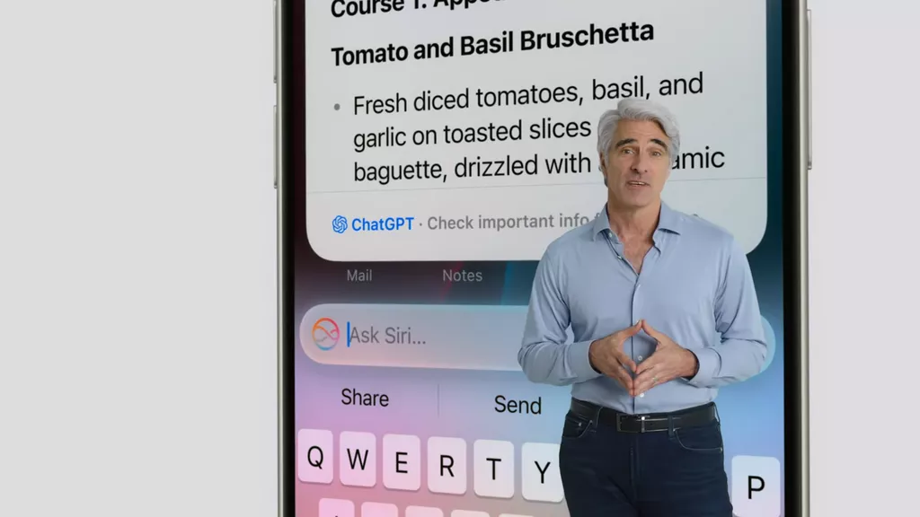 Apple Intelligence - ChatGPT di OpenAI - WWDC24