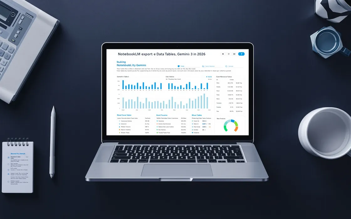 NotebookLM sarà presto in grado di ordinare dati caotici