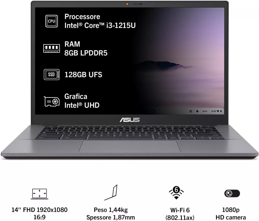 Chromebook Plus ASUS - Specs