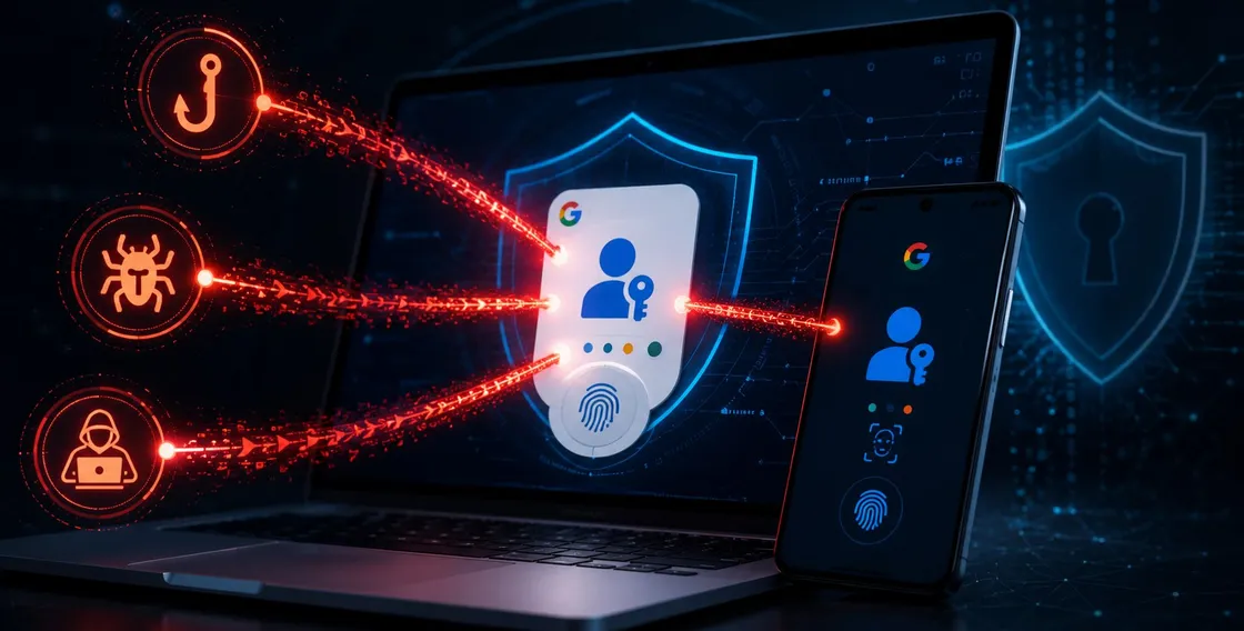 Google Password Manager, tre attacchi minacciano account con passkey