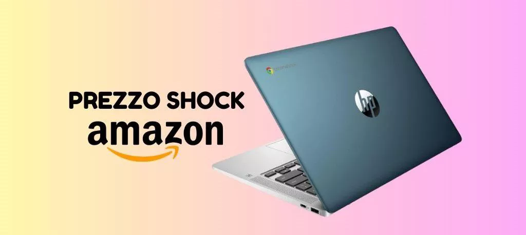 Portatile HP Chromebook a MENO di 250 euro ora su Amazon!