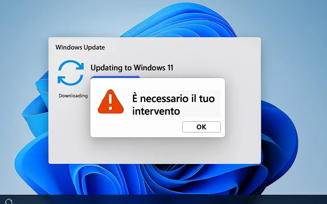 “È necessario il tuo intervento” durante l’aggiornamento a Windows 11? Cosa fare