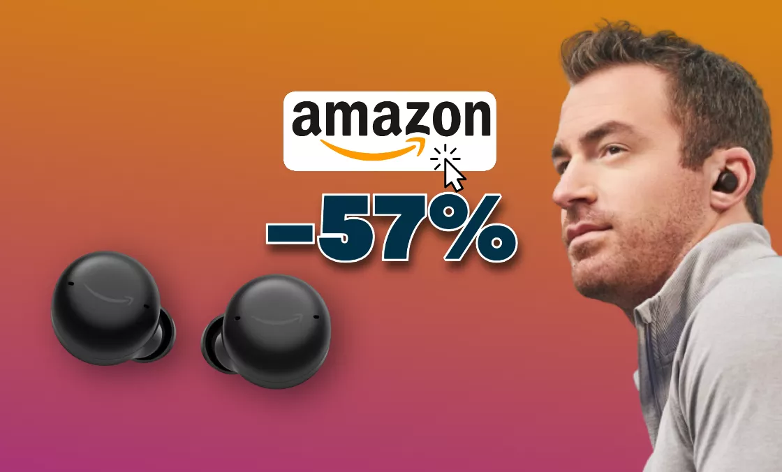 Echo Buds 2ª Gen: FOLLIA Amazon, -57% immediato!