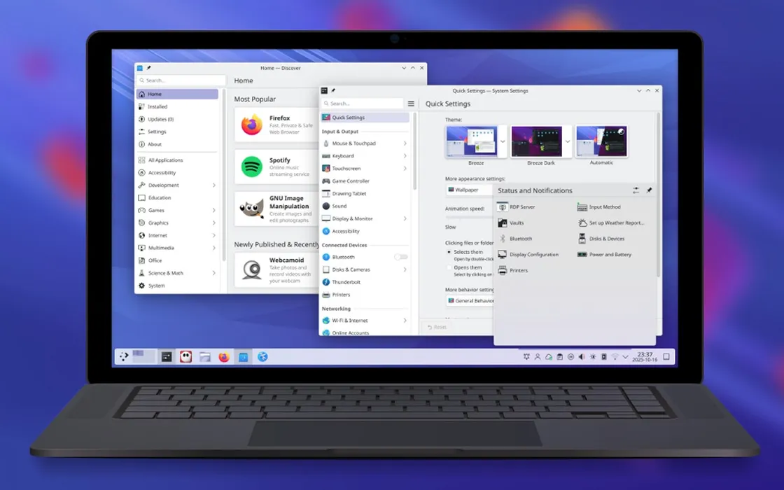 Addio X11 dopo 30 anni: KDE Plasma entra nell’era Wayland con Plasma 6.8