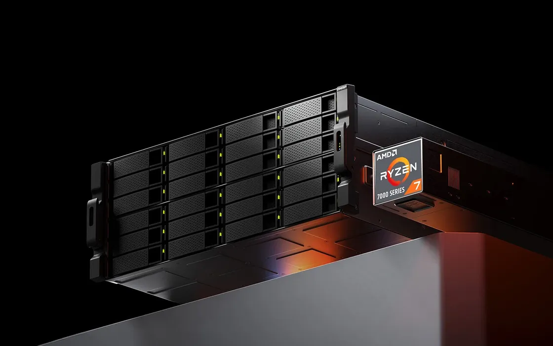 QNAP TS-h2477AXU-RP: NAS ZFS 24-bay per storage veloce e backup resiliente
