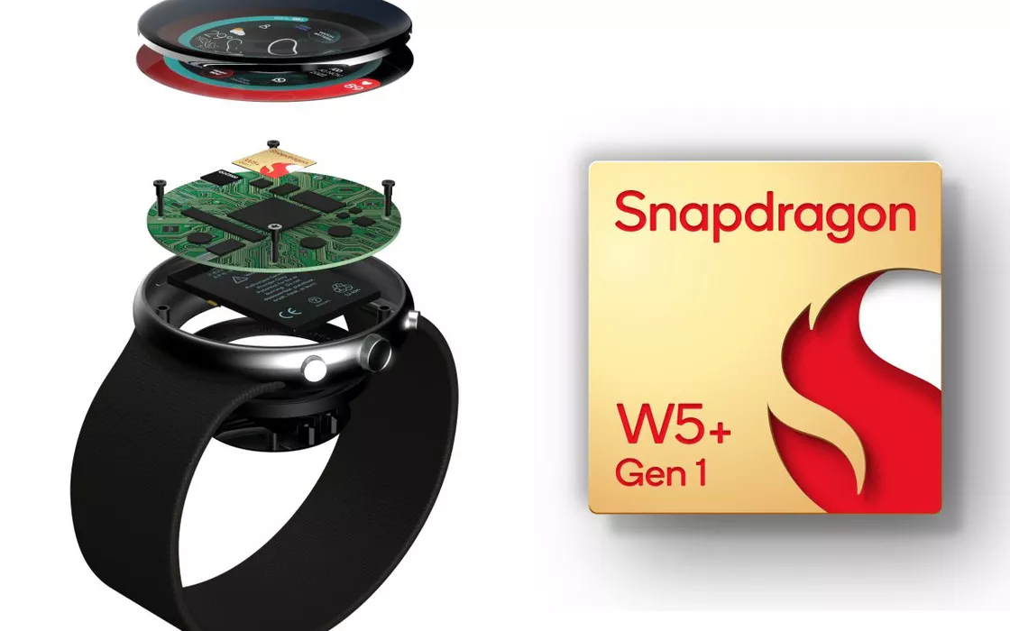 Dispositivi indossabili più potenti, veloci ed efficienti con i SoC Snapdragon W5+ e W5