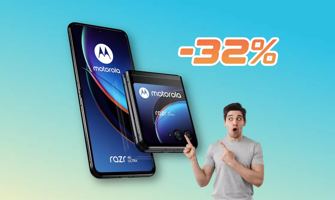 Il Motorola RAZR 40 Ultra è SPAZIALE: risparmia 379€ su Amazon