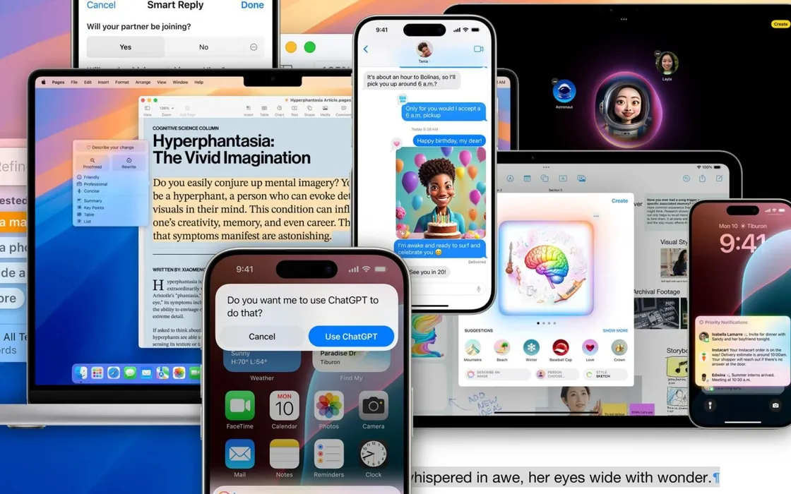Apple Intelligence arriverà piano piano: ecco il programma