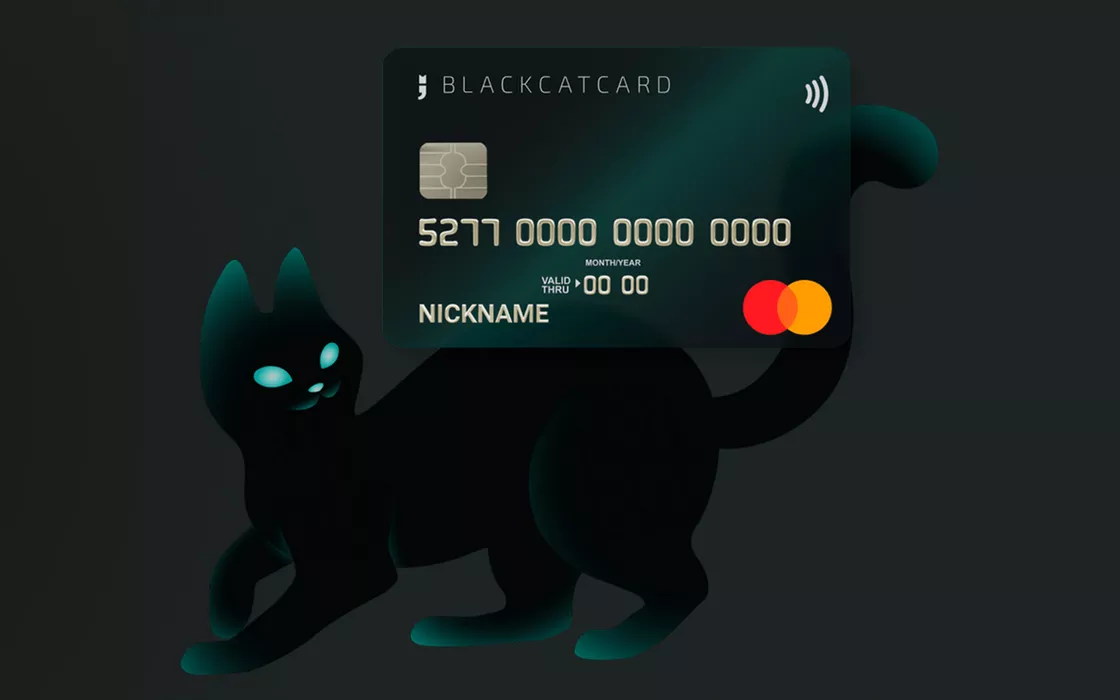Blackcatcard: criptovalute, canone zero e fino al 4% annuo sul tuo saldo