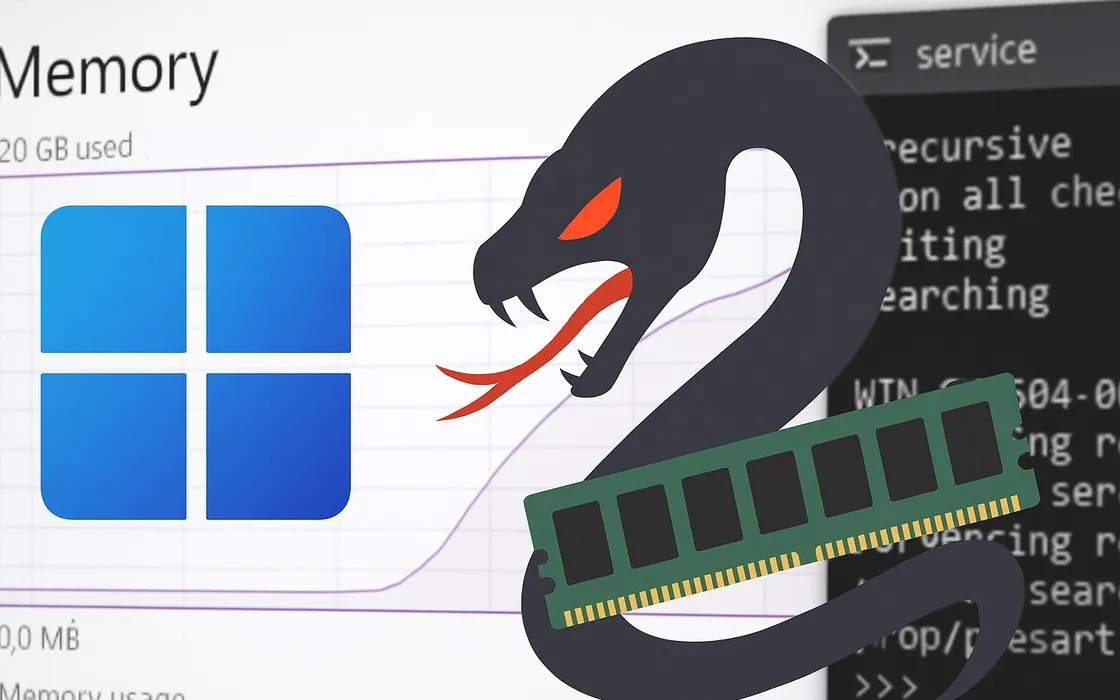 Windows 11 e Server 2025: il servizio nascosto che può divorare fino a 20 GB di RAM, ecco come fermarlo
