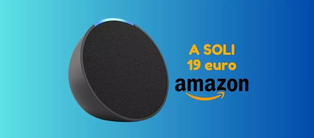 Echo Pop: su Amazon è SCONTATO del 65%, lo paghi solo 19 euro!