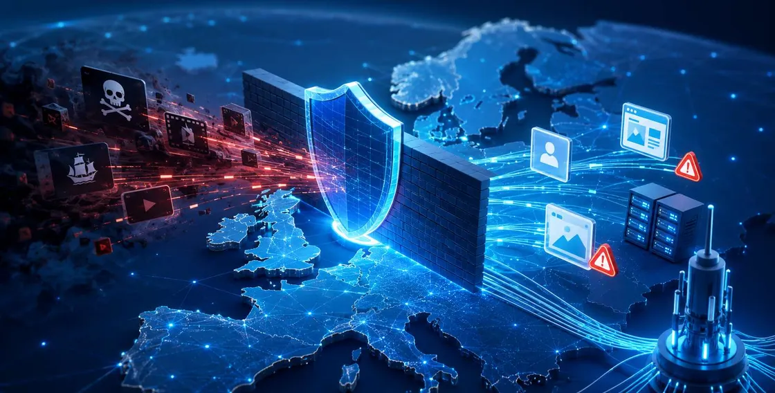 Blocco pirateria, gli ISP UE chiedono responsabilità per gli errori