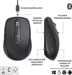 Mouse wireless Logitech MX Anywhere 3S - Specs