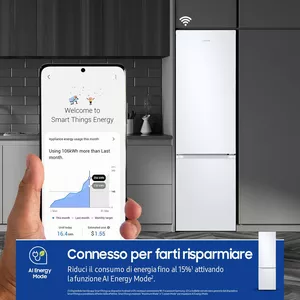 Frigorifero Samsung con AI e SmartThings