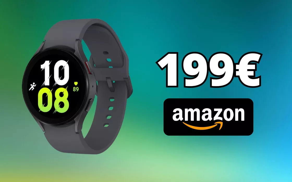 Samsung Galaxy Watch5, 130 euro di sconto su Amazon: compralo ora!