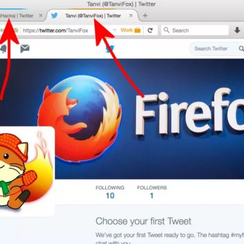 Firefox: contenitori per l'accesso con più account