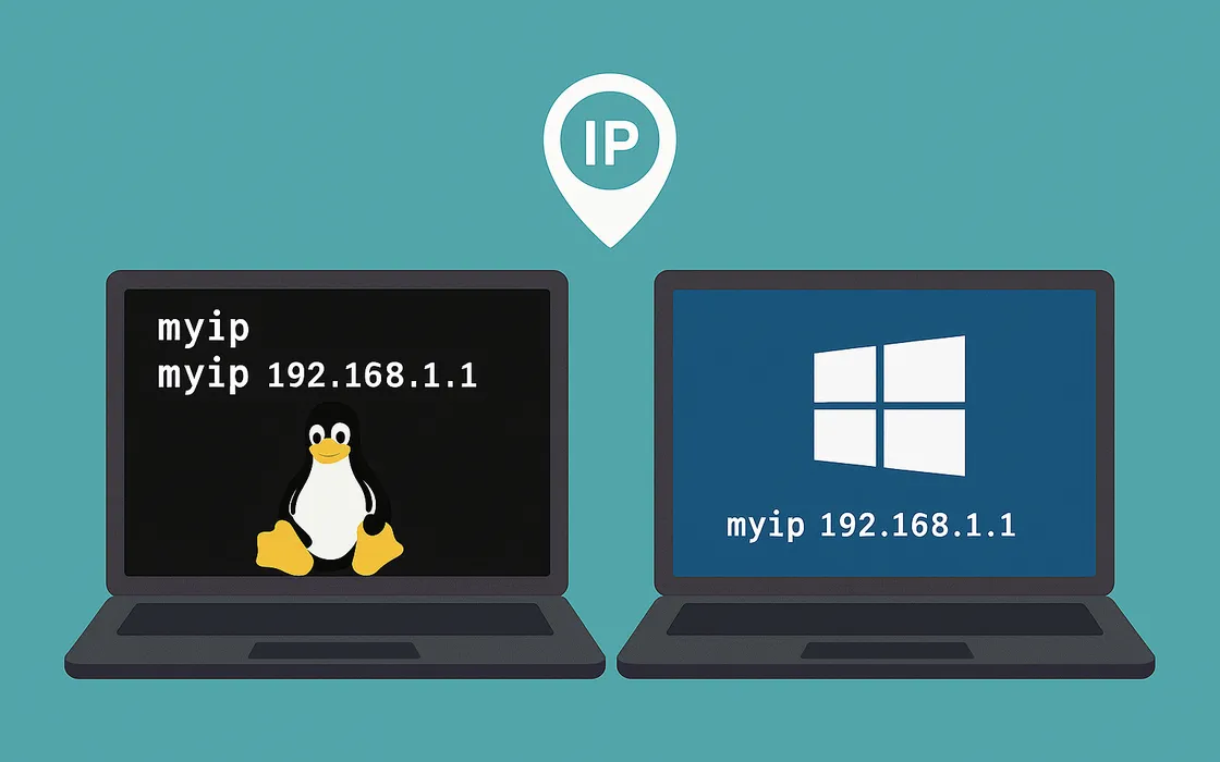 MyIP, un alias per trovare gli indirizzi IP su Linux e Windows