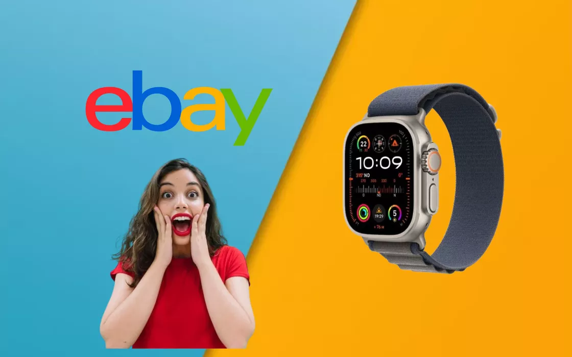 Prezzo BOMBA su eBay per l'Apple Watch Ultra 2, CODICE SCONTO