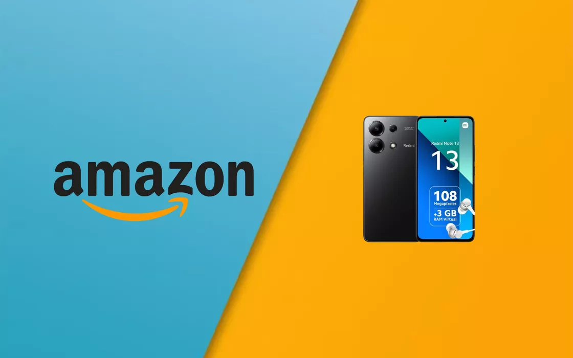 Xiaomi Redmi Note 13 su Amazon a 179 €, ha una fotocamera da 108 MP