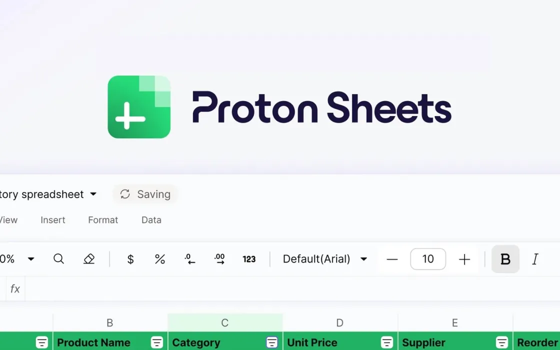 Proton Sheets: il nuovo foglio di calcolo criptato per proteggere i dati aziendali