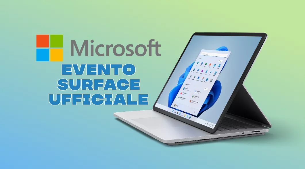 Microsoft annuncia l'evento Surface di settembre: nuovo Surface Laptop Studio in arrivo!