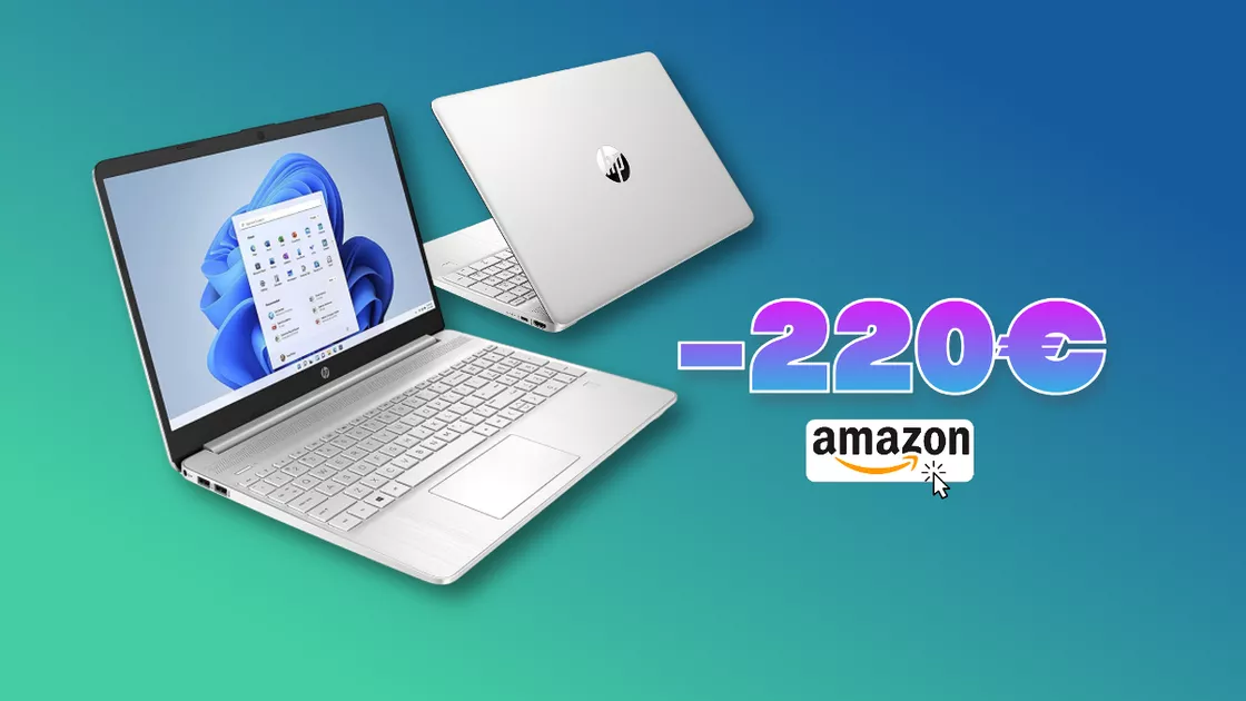 Notebook HP con Ryzen 5: OTTIME prestazioni a POCO PREZZO (-31%)