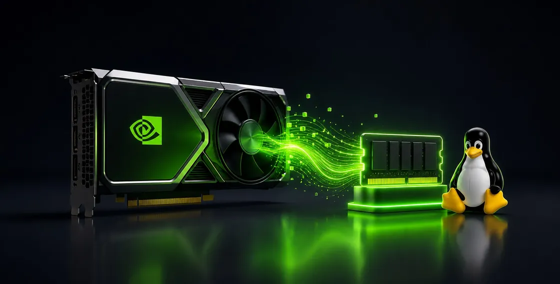 La VRAM inutilizzata delle GPU NVIDIA diventa memoria swap su Linux