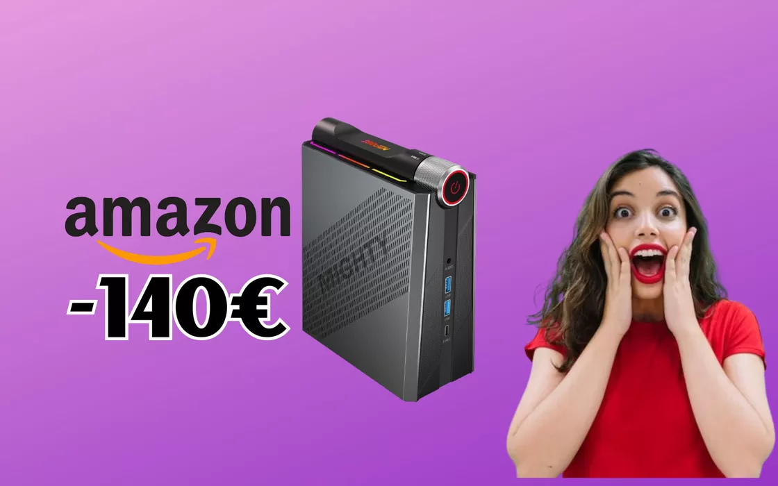 Un mini PC con i7 SPOPOLA su Amazon: c'è un COUPON sconto di 110€