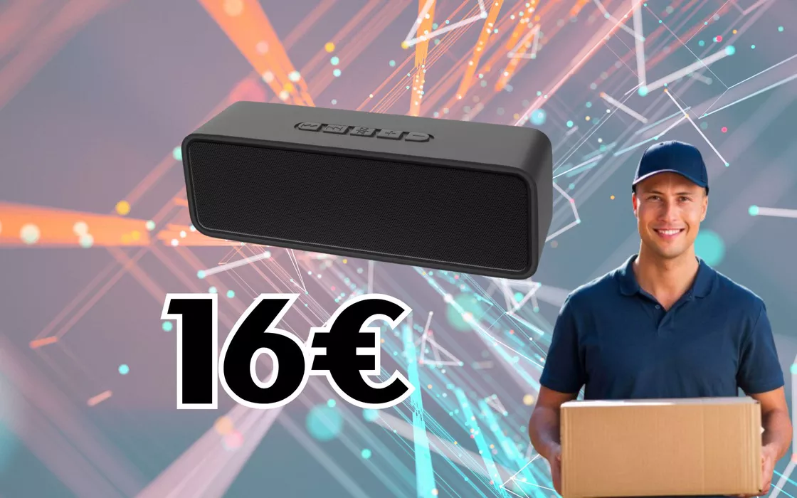 Un SPEAKER Bluetooth potentissimo a soli 16 EURO, compralo ORA