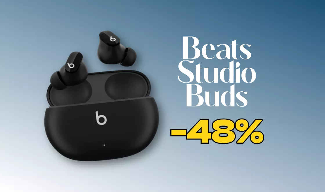 Beats Studio Buds a 99€ su Amazon: sconto SHOCK 48%