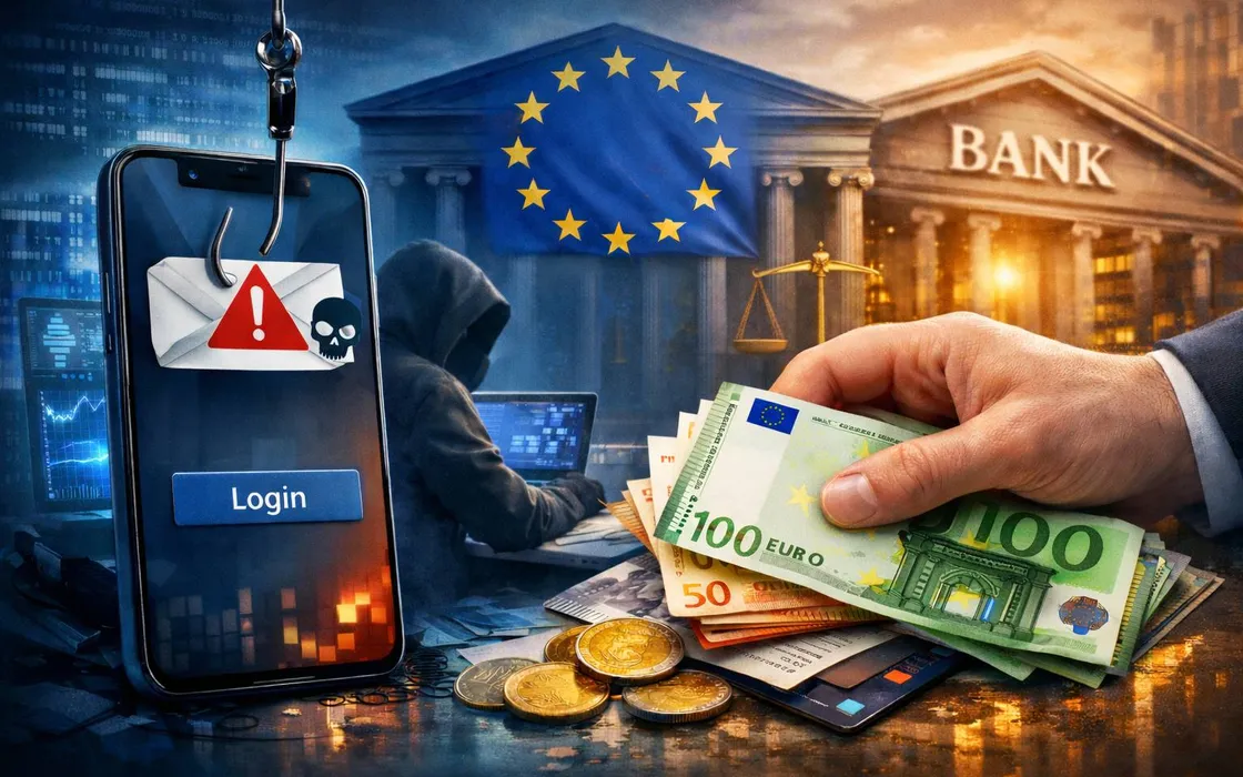 Phishing: rimborsi immediati dalla banca per i clienti truffati secondo la Corte UE