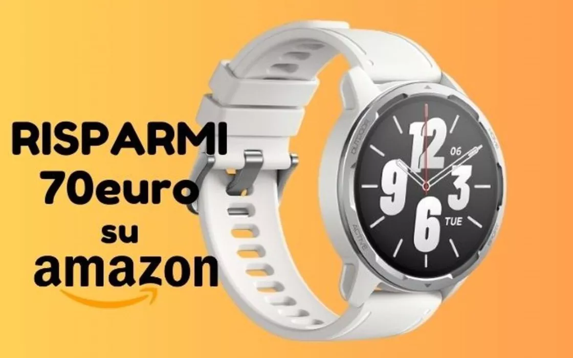 Xiaomi Watch S1 Active: su Amazon RISPARMIO NETTO di 70 euro