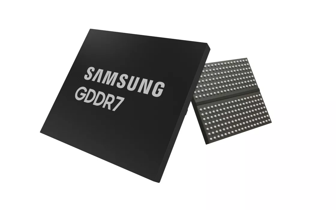 GDDR7: Samsung presenta il primo chip da 32 GT/s