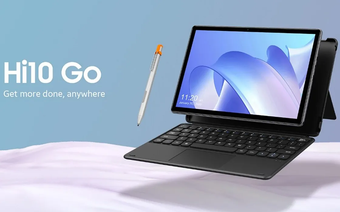 Chuwi Hi10 GO, in arrivo il primo tablet 2-in-1 al mondo con processore Intel a 10 nm