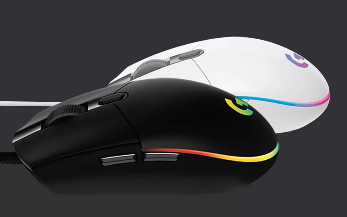 Mouse Logitech G203 LIGHTSYNC con Illuminazione RGB personalizzabile: sconto del 29% su Amazon