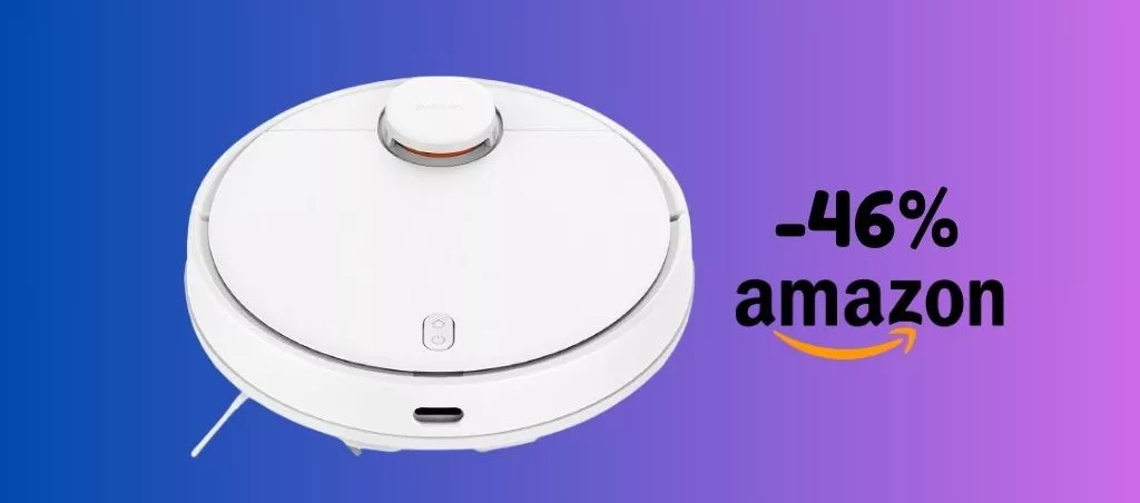 Robot Xiaomi aspira e lavapavimenti A META' PREZZO su Amazon, corri a prenderlo!