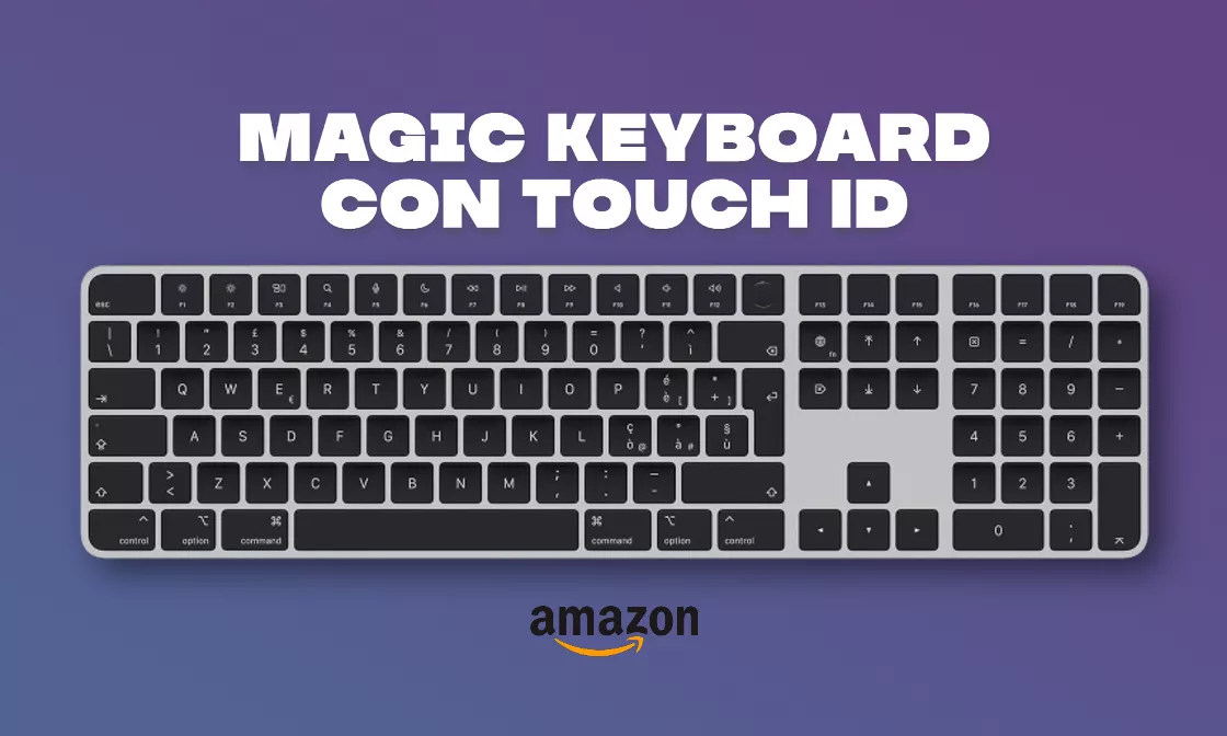 Magic Keyboard con Touch ID e tastierino numerico a meno di 180€