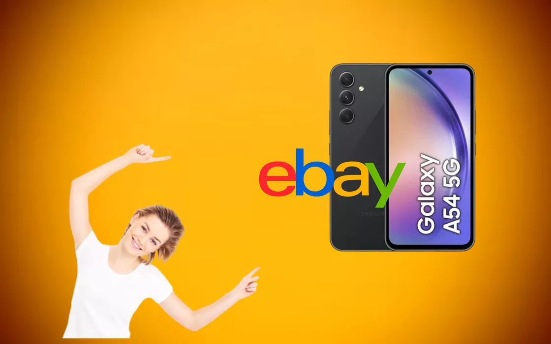 Il Galaxy A54 5G con TRE fotocamere costa quasi la metà su eBay