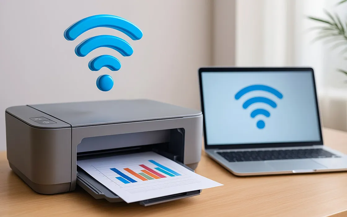 Come connettere la stampante al WiFi