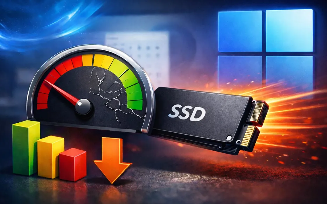 Windows 11 rallenta gli SSD? Dopo l'aggiornamento puoi perdere fino al 70% di velocità