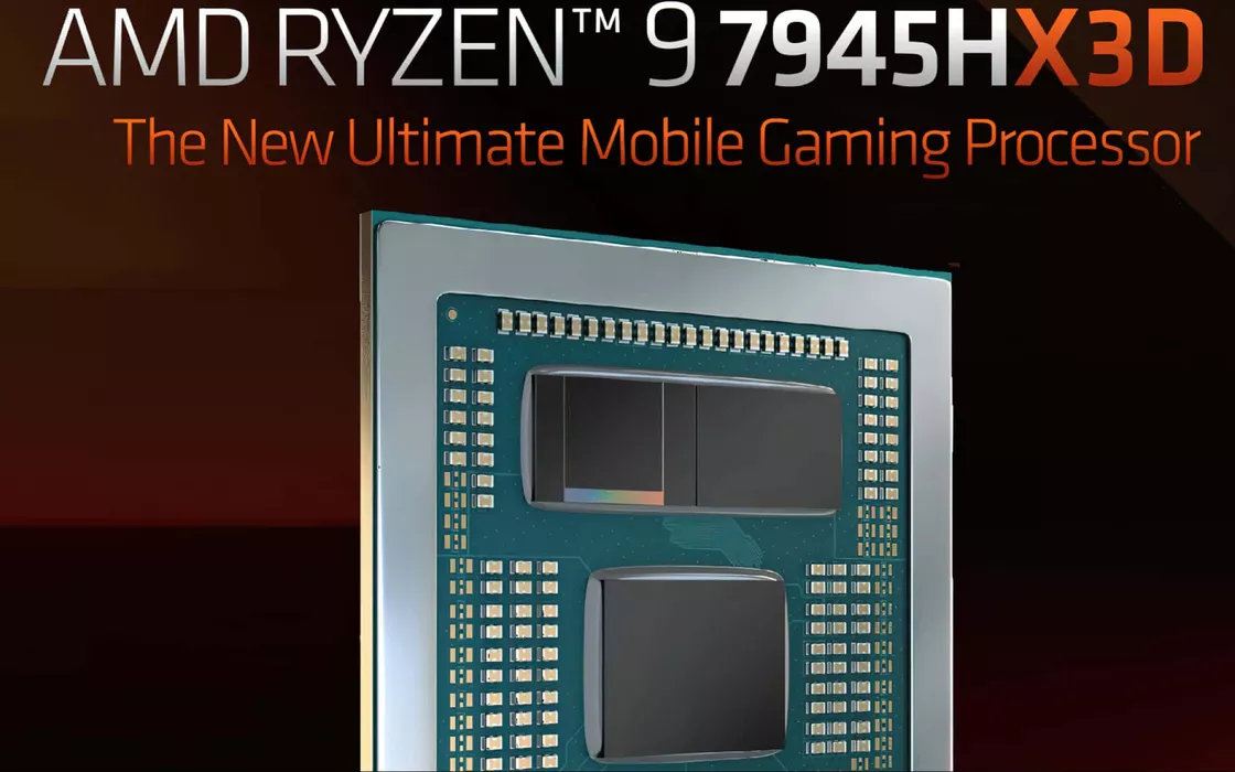 AMD Ryzen 9 7945HX3D ufficiale: la prima CPU per laptop con 3D V-Cache