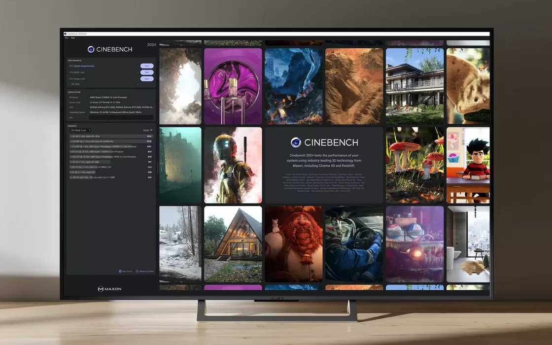 Cinebench: cos'è e come funziona il test per CPU e GPU