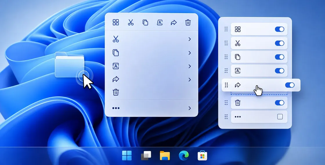 Windows 11 cambia il menu del clic destro: ora decidi cosa mostrare