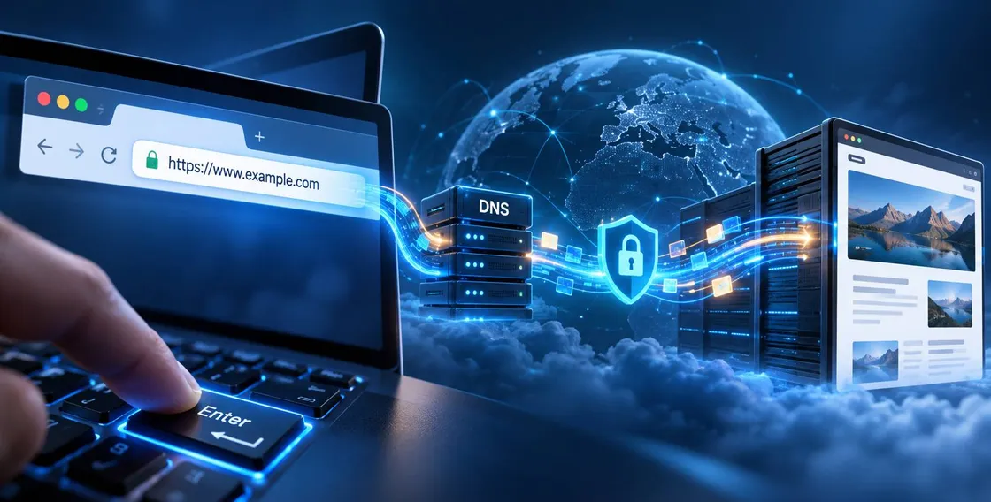 Cosa succede quando scrivi un indirizzo nel browser e premi Invio