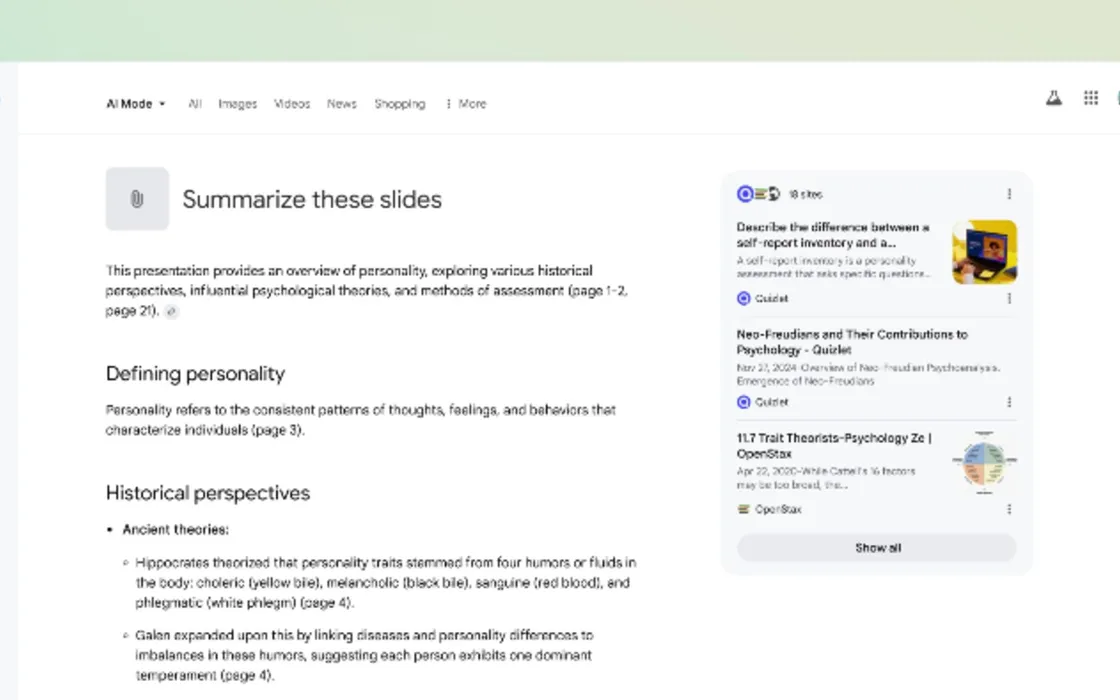 Google rivoluziona la ricerca: arriva AI Mode con Canvas e Search Live