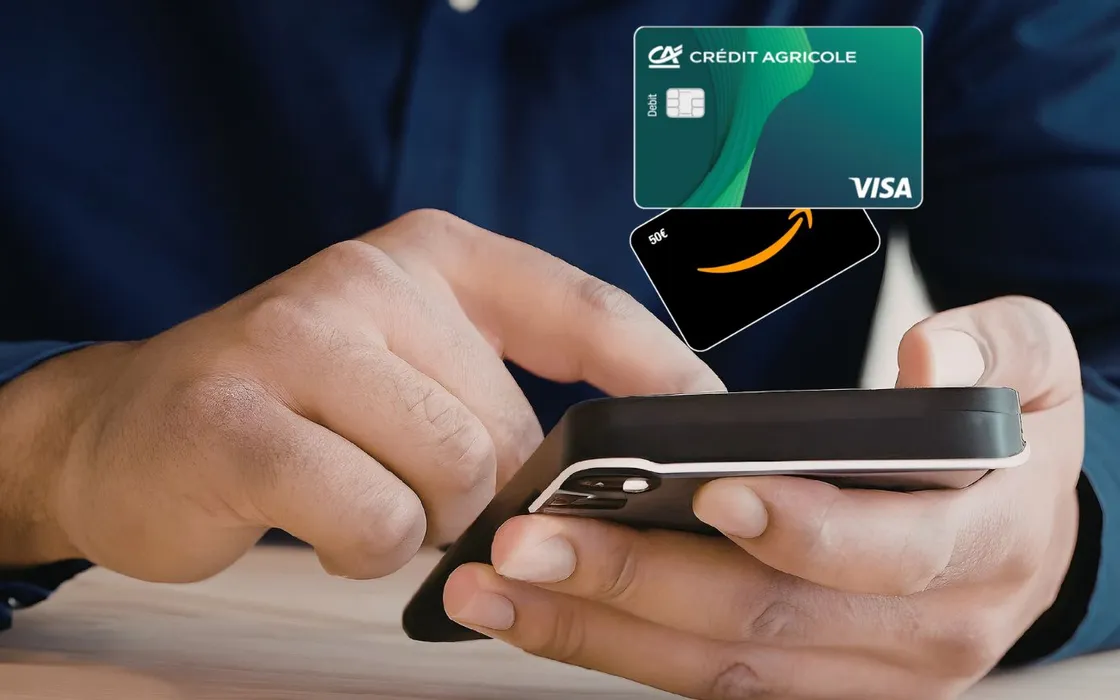 Conto Crédit Agricole in promozione: lo apri e puoi ricevere fino a 600€ in buoni Amazon