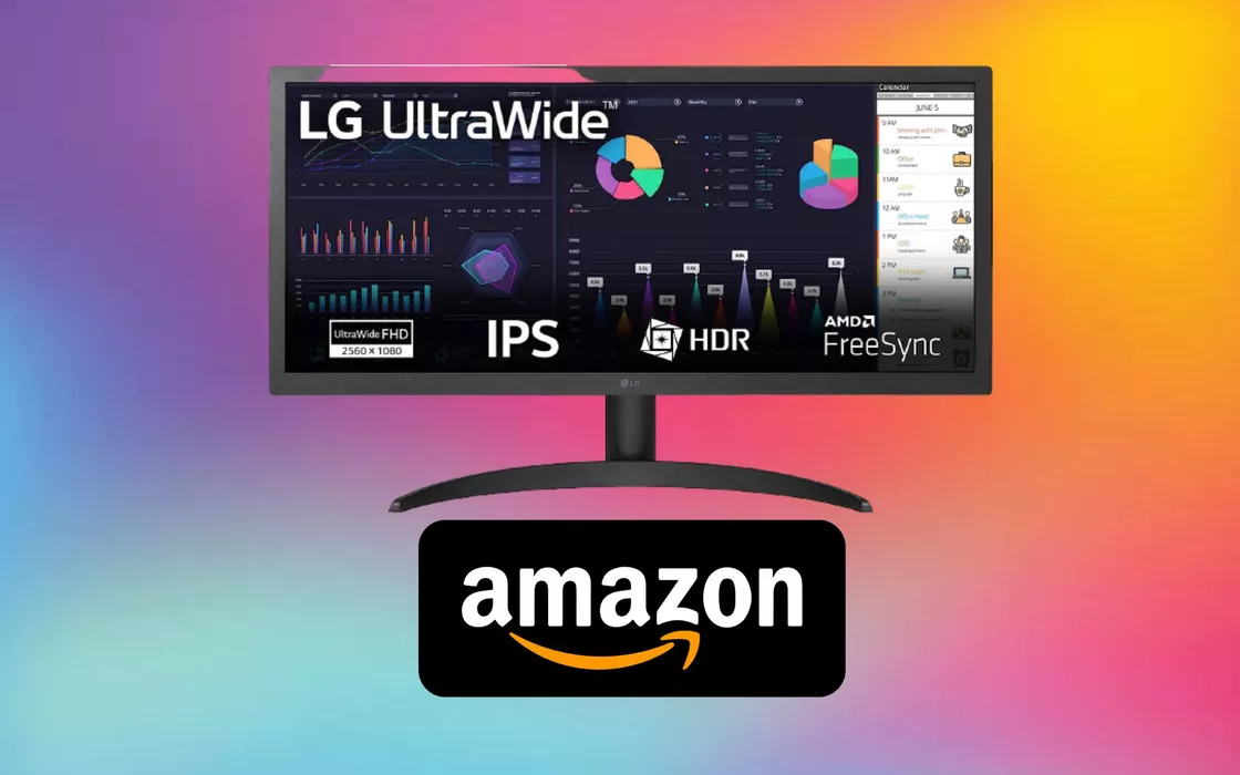 Monitor LG UltraWide da 26 pollici da comprare subito su Amazon